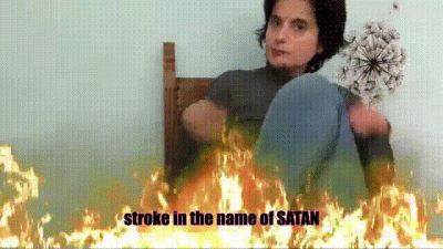Satanic Jeans Masturbate In Honor Of Satan