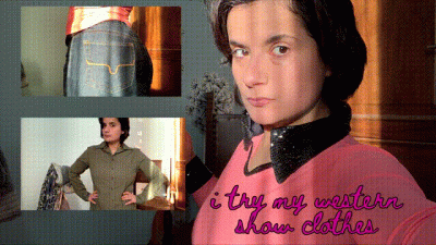 I Try Western Clothes Jeans And Shirt