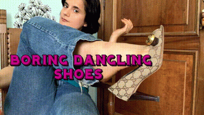 I'm Rocking My High Heel Shoe While I'm Bored And Looking At My Phone