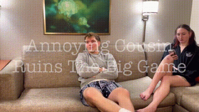 Annoying Step-Cousin Ruins The Big Game Ft: Emily Mae