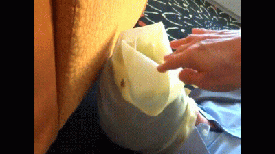 Cumming With Cheese Feet In Rubber Foot Mask!