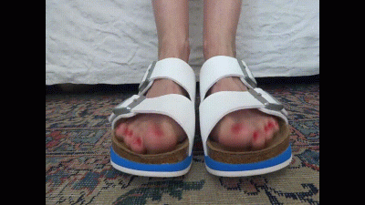 Toe Fetish Wiggling Your Toes In White Birkis Part 1