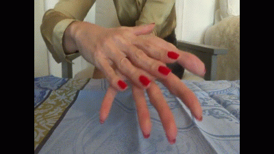 Red Fingernails Fetish Natural Fingernails! Part 2