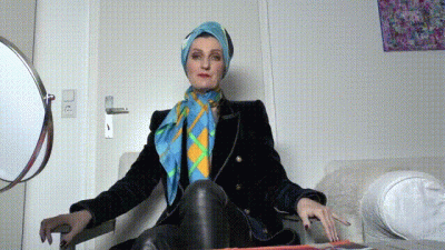 2 Blue Silk Scarves Styling