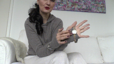 Masturbate Under My Strict Supervision, Wristwatches JOI Lady Victoria Valente