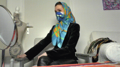 Silk Scarf Mask And Headscarf