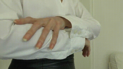 Beautiful Hands Natural Real Fingernails Close-Up