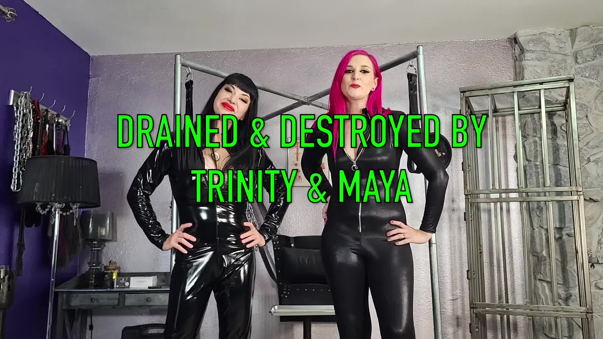 Drained & Destroyed By Trinity And Maya