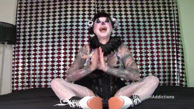 Laugh And Cum For Clown Maya Sinstress