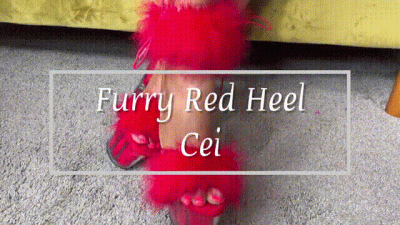 Furry Red Heel CEI