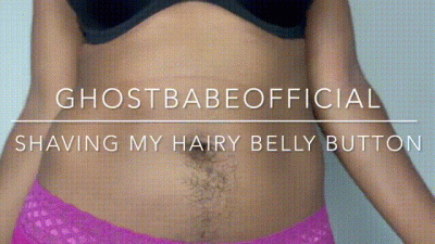 Belly Button Gets Shaved