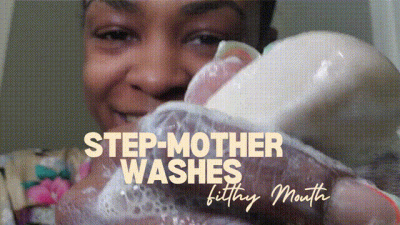 Step-Mother Washes Filthy Mouth