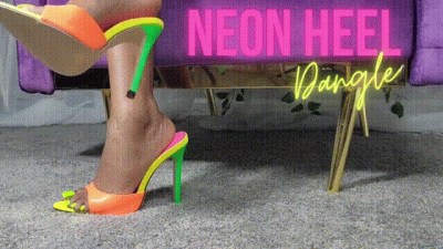 Neon Heel Dangle