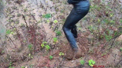 Girl In Deep Mud