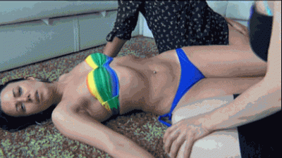 Deep Pushing Into A Soft Pulled In Belly 6