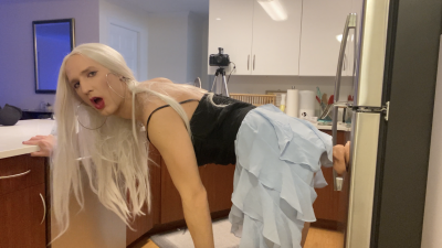 Crossdressing Prom Queen Dildo Fucked