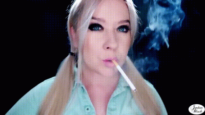 Glossy Lips On A Cork Cigarette