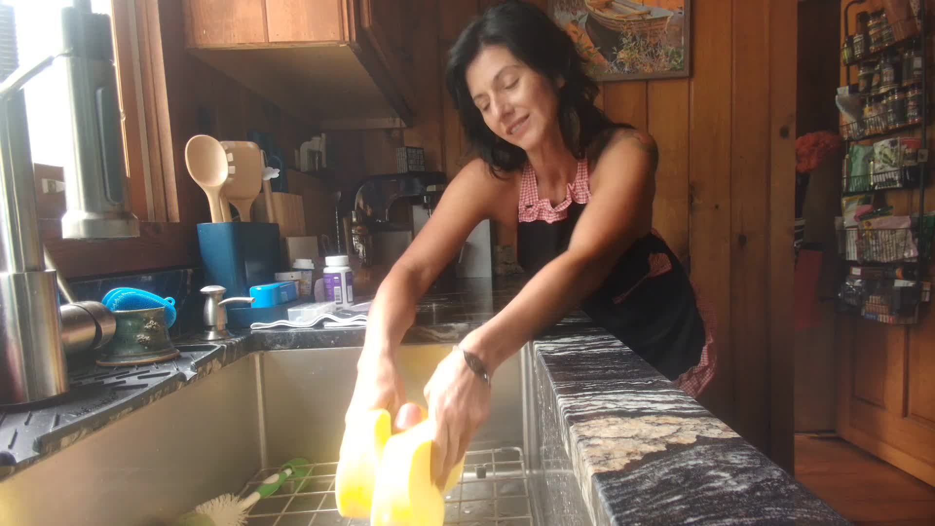 Giving You A Sponge And Foot Job