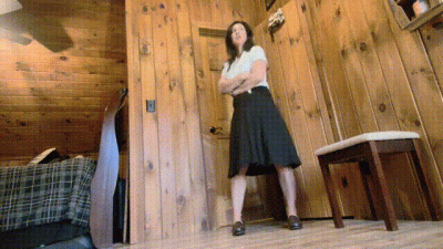 Skirt And Legs Split Teacher