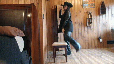 Country MILF Bare Ass Chaps JOI In Boots