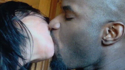 Up-Close Kissing Lovers