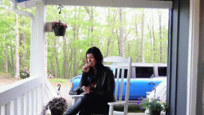 Bad Leather Smoking Bitch Homewrecker POV BJ