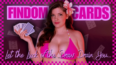 Findom Cards: Draw And Drain 8