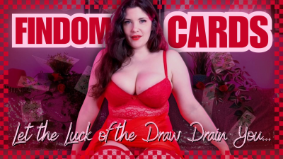 Findom Cards: Draw And Drain 7
