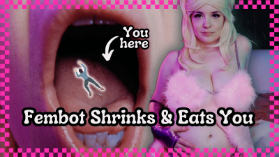 Fembot Shrinks And Eats You Giantess Cosplay By Misshannelore