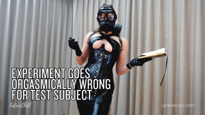 Experiment Goes Orgasmically Wrong For Test Subject [Gasmask, Latex, Executrixxx]