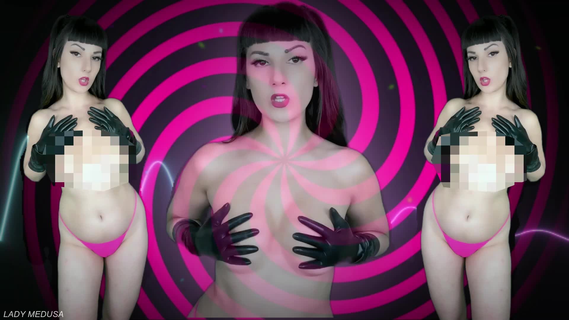 Pathetic Pixelated Goon Toy- Inhale, Latex Gloves