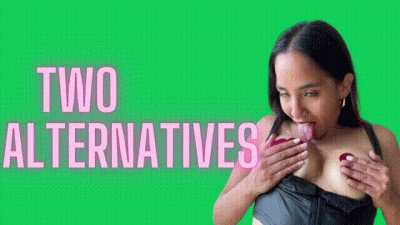 Two Alternatives Cum Eating Instruction Jerk Off Instructions