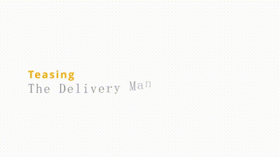 Teasing The Delivery Driver