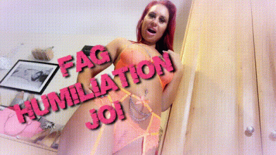 Fag Humiliation JOI