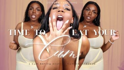 Time To Consume Your Cum! [Closed Captions]