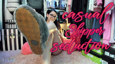 Casual Slipper Seduction