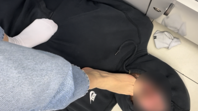 Human Trampoline: Jumping On His Chest & Stomach