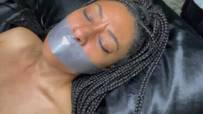 Step-Mom Duct Taped Mouth Orgasm