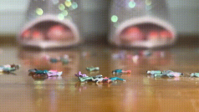 Step-Mommy Giantess Stomps Little People