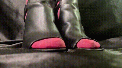 Pink Nylons & Peep Toe Heels Removal