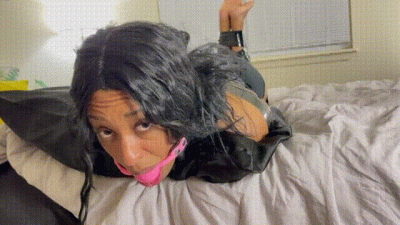 Ebony Face Fuck & Sloppy Blowjob Bdsm