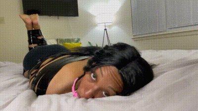 Ebony Girl Feet Tickle & Spank Bdsm