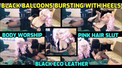 Black Balloon Bursting Bitch