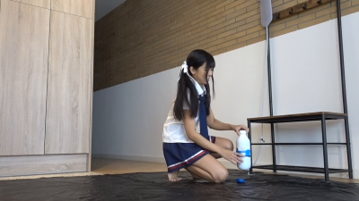 Jap Schoolgirl Drink Milk From Her Ass