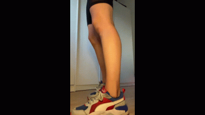 Ditching My Dance Trainers And Sweet Sweaty Socks To Selfworship My Tasty Long Toes