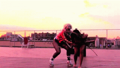 Enchantress V Harley Quinn: Roof War 2: Rooftop Wedgie Kicking Gut Punching Voodoo Strip Fight 10