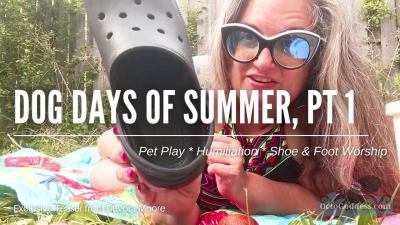 Clean My Crocs, Pet! Shoe Worship POV Feet BBW Domination
