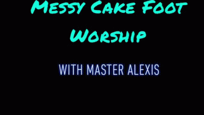 Messy Cake Foot Worship