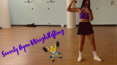 Sweaty Gym Weightlifting