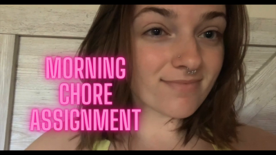 Morning Chore Assignment For Subs Slave Training Goddess Worship Humiliation